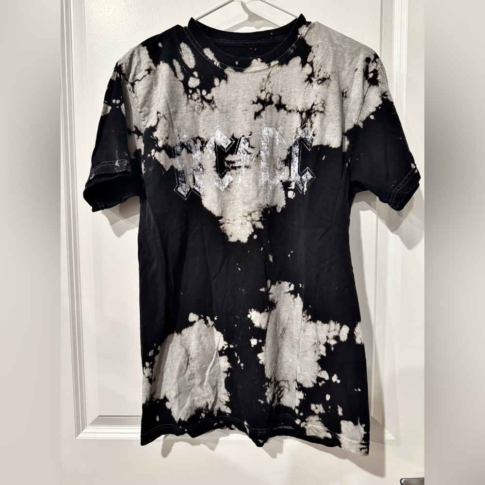 AC/DC Acid Wash Band Graphic T-Shirt